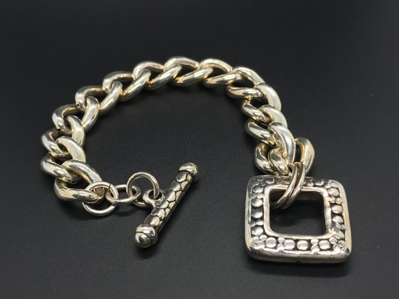 Chic Sterling Silver Bracelet - image 3