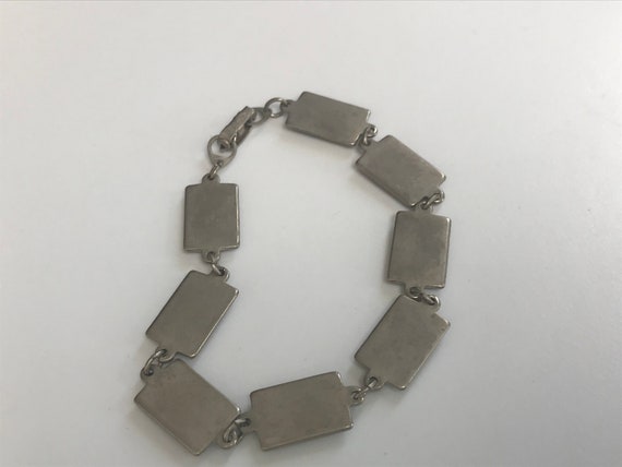 Unique Silver Multi Gemstone Bracelet - image 3