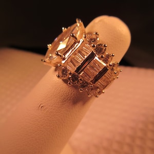 Super Bling Sterling Silver CZ Ring - 5