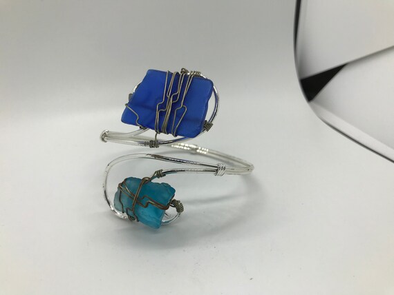 Unique Silver Quartzite Bracelet - image 2