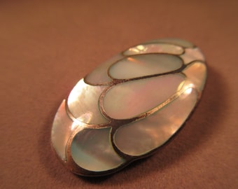 Trendy Sterling Silver Abalone Pendant