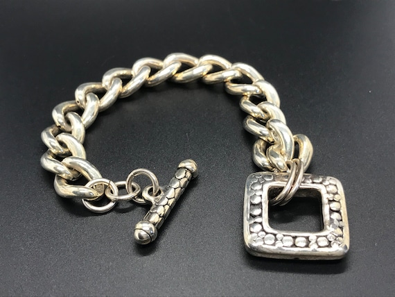 Chic Sterling Silver Bracelet - image 4