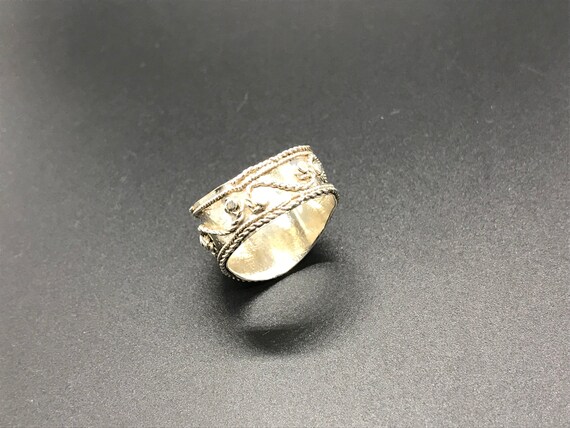 Unique Boho Sterling Silver Ring 9 - image 3