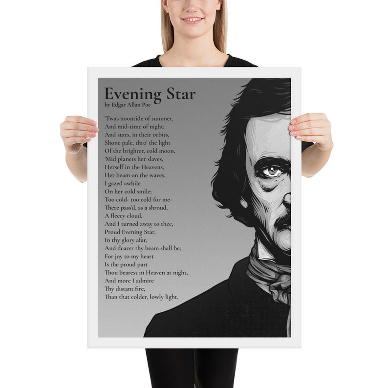 Which human qualities are attributed to the evening star picture