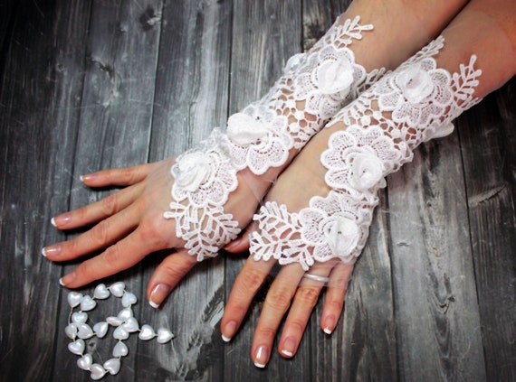 Long Finger Party Dress Tulle Gloves Bridal Gown Mittens Wedding Bridal  Gloves | eBay