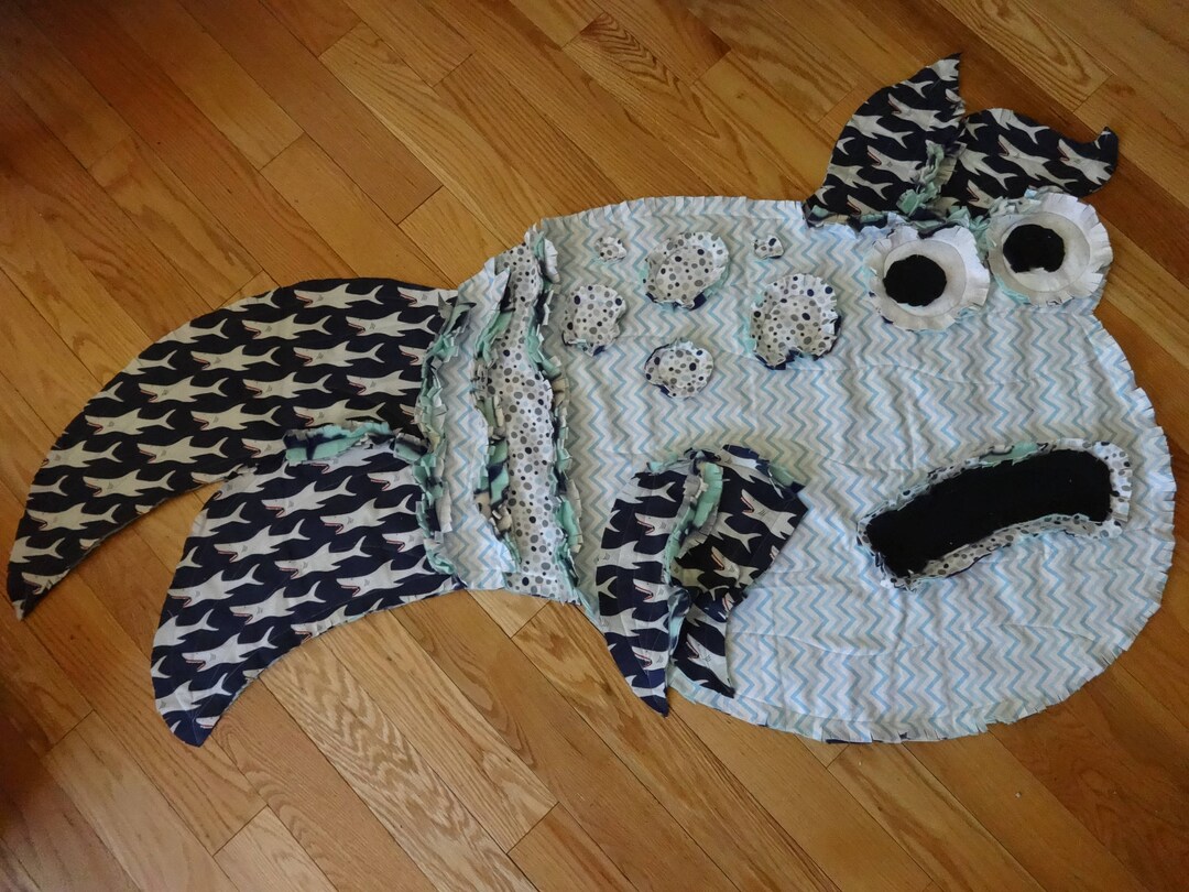 Fish Rag Quilt Rag Quilts Custom Orders, Pout Pout Fish, Butterfly, Turtle, Owl ...