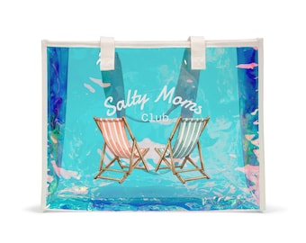 Torba plażowa holograficzna