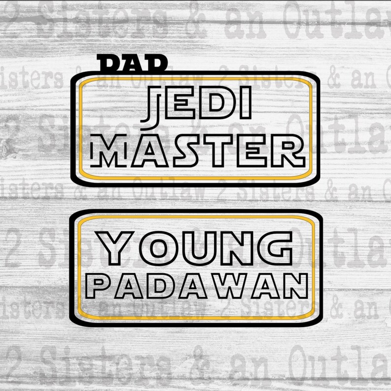Download Dad Jedi Master Svg. Jedi Master Svg. Young Padawan Svg. Dad | Etsy