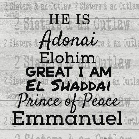 o que significa elohim adonai