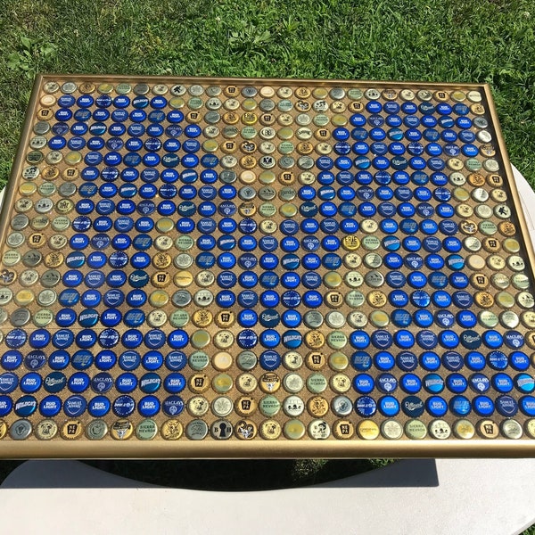 Bottle Cap Table Etsy