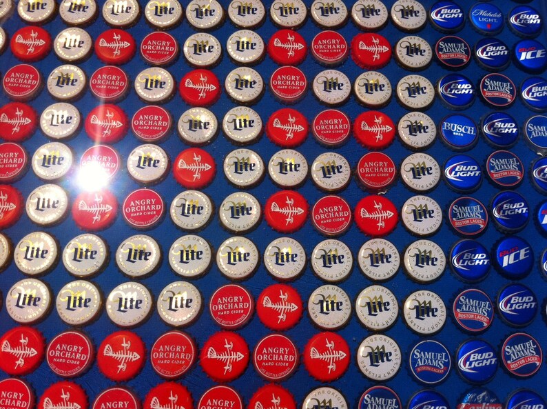 Beer Bottle Cap Art Chicago Cubs Logo Smooth Hard Surface Etsy