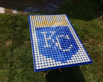Beer Bottle Cap Art - Kansas City Royals Crown Logo - Smooth Hard Surface - Highly Reviewed