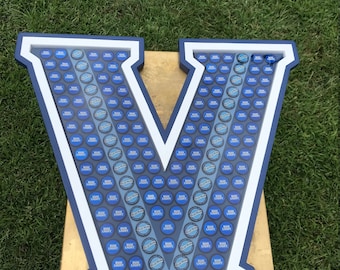Beer Bottle Cap Art - Villanova University Logo - Smooth Hard Surface - Highly Reviewed