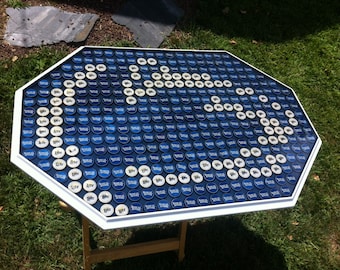 Beer Bottle Cap Art - Penn State Nittany Lions Lion Head Logo - Smooth Hard Surface - Highly Reviewed