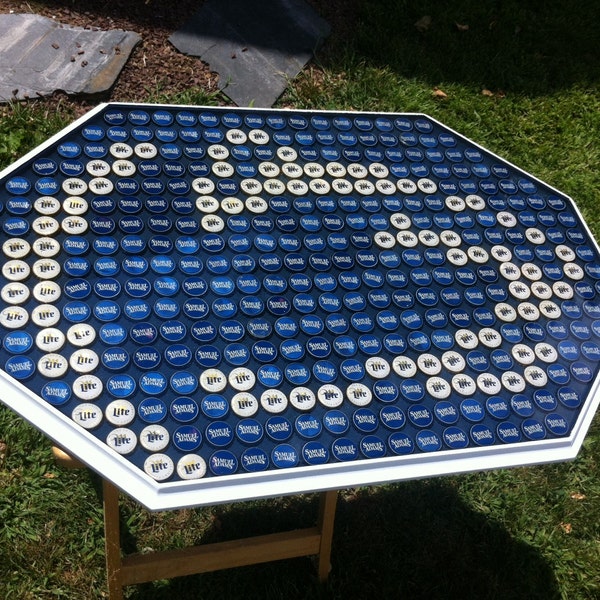 Beer Bottle Cap Art - Penn State Nittany Lions Lion Head Logo - Smooth Hard Surface - Highly Reviewed