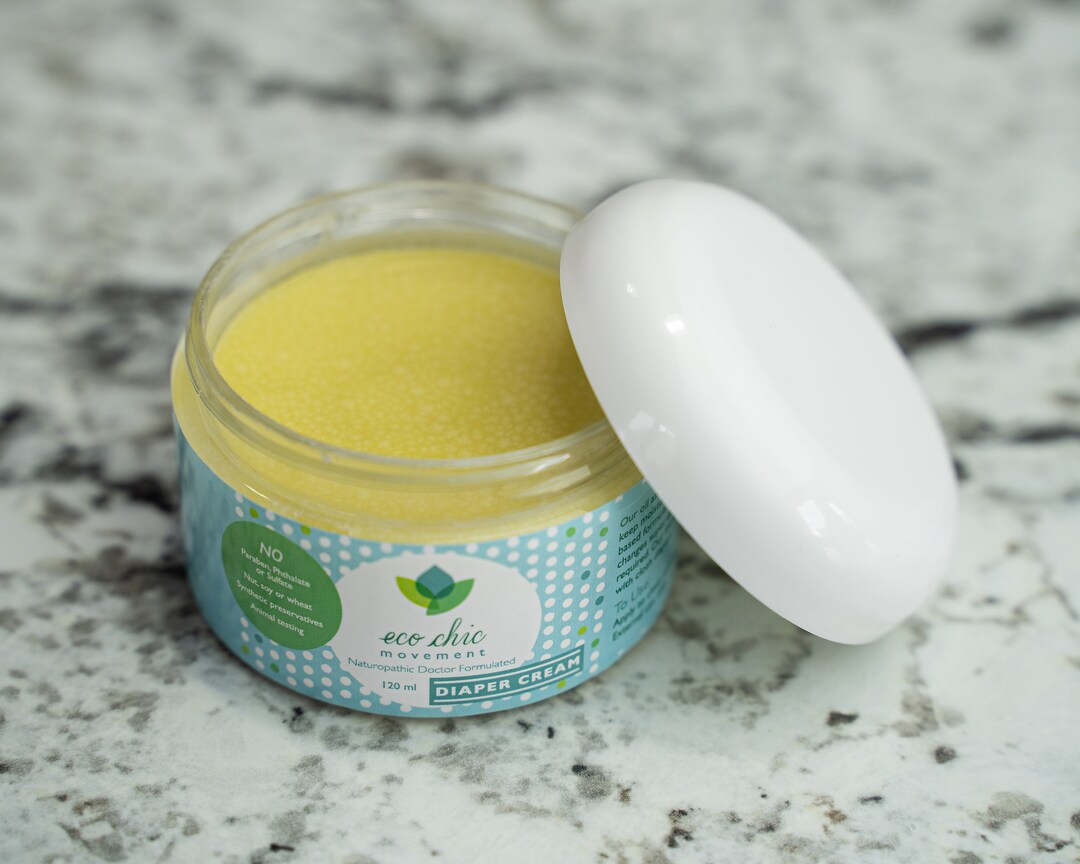 Diaper Rash Cream, Coconut Oil Diaper Cream, Bum Cream, Beeswax Diaper