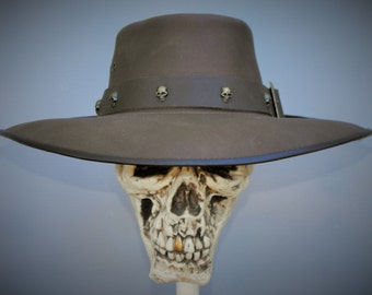 Skullrider hat brown FREE SHIPPING*