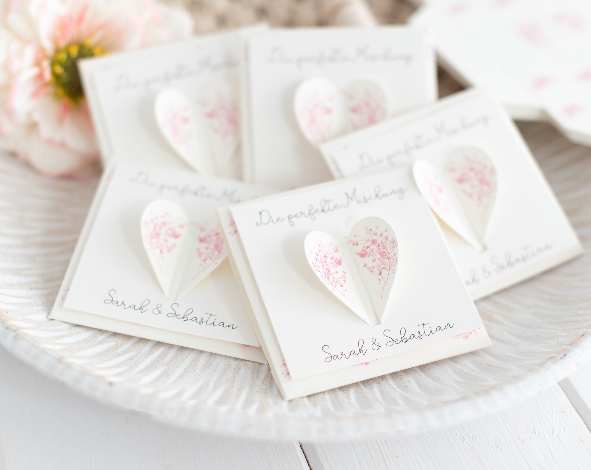 Blumensamen Set Gastgeschenke Zur Hochzeit Mit Velvet Love