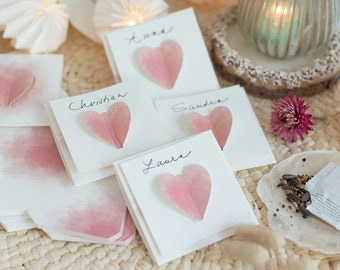 SET regali con semi di fiori come segnaposto - per matrimoni, battesimi, cresime, comunioni e compleanni - calda estate