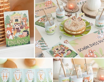 Schoolinschrijving decoratieset voor 6 personen