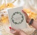 Hochzeitsplaner Notizbuch personalisiert Eukalyptus, Wedding Planner,  Hochzeitskalender Buch, Verlobungsgeschenk 