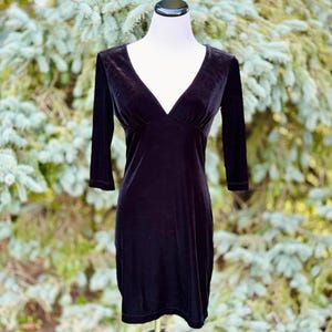 Vintage 90er Jahre Samt Mini Kleid-Fredick’s of Hollywood. Authentisch Vintage/Gothic