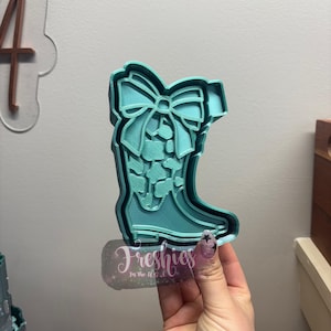 Boots with Bow Silicone Car Freshie Mold