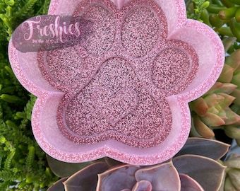 Paw Print with Heart Car Freshie Silicone Mold