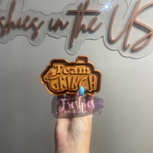 Team Grinch Silicone Car Freshie Mold