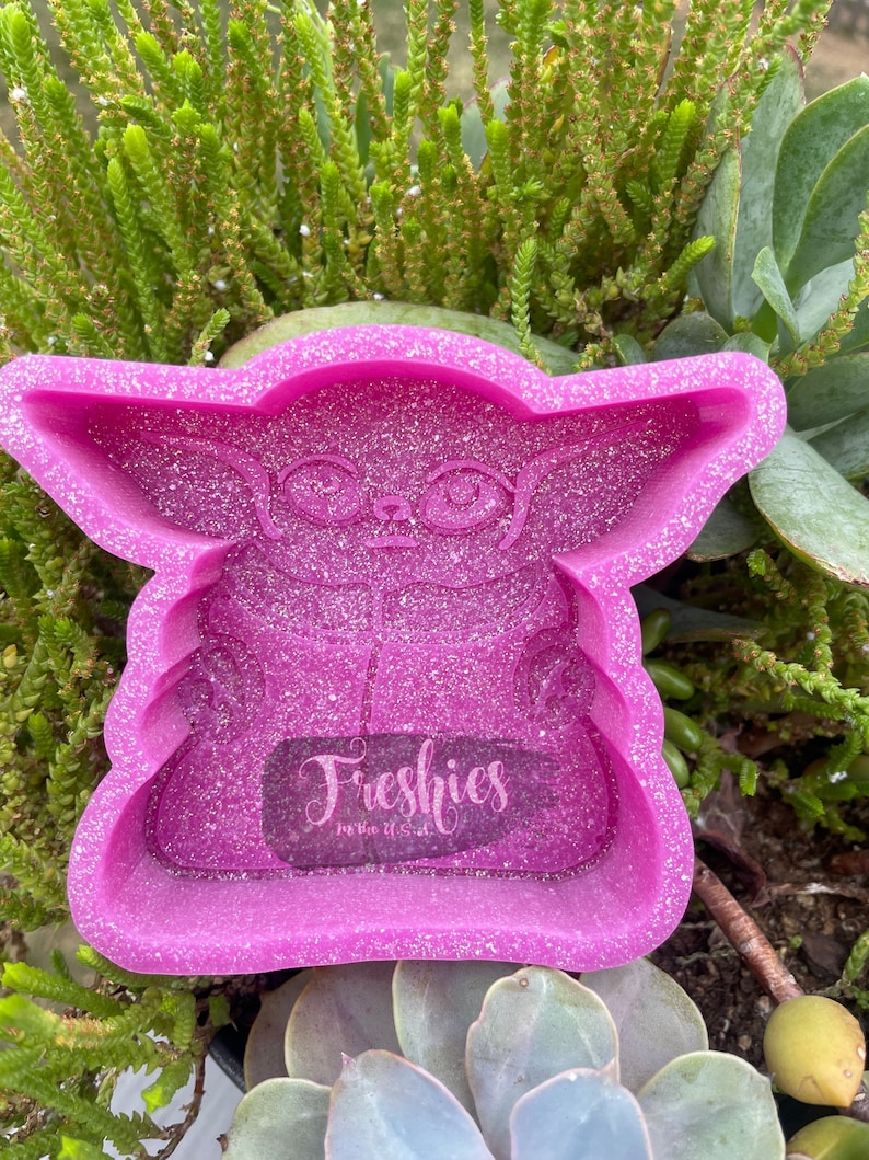Baby Yoda Silicone Car Freshie Mold Etsy