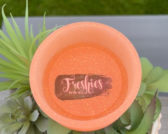 Circle with spot for 2.5" card stock Silicone Car Freshie Mold