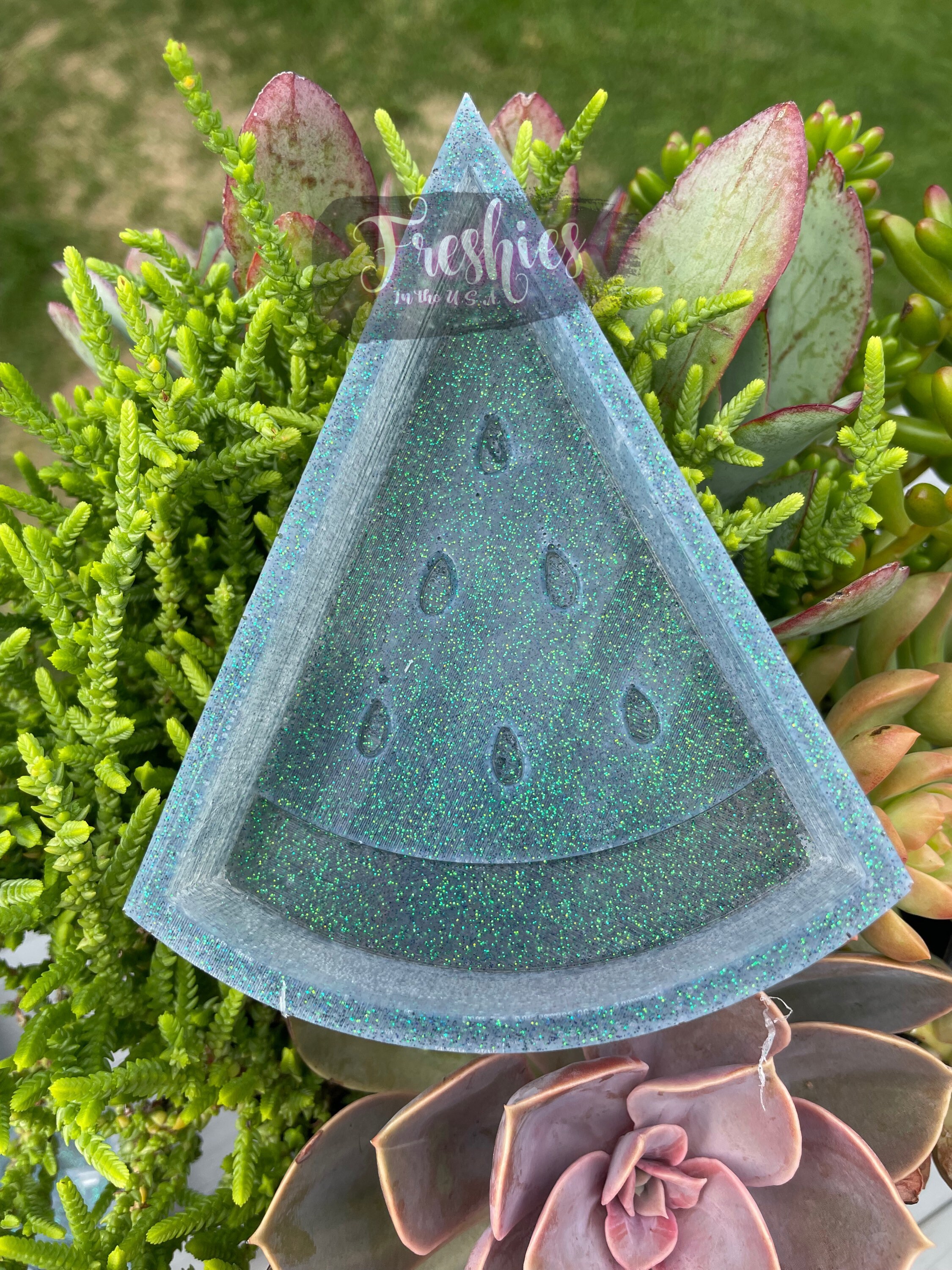 Watermelon Slice Silicone Car Freshie Mold