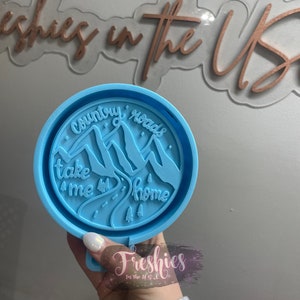 Country Roads Take Me Home Silicone Car Freshie Mold