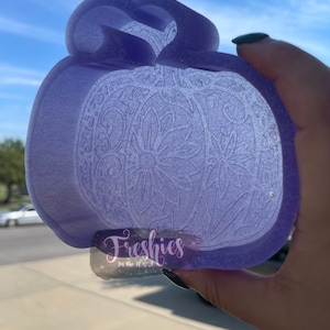 Floral Pumpkin Silicone Car Freshie Mold