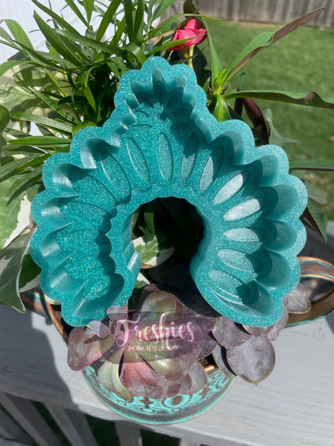 Squash Blossom Silicone Car Freshie Mold Etsy