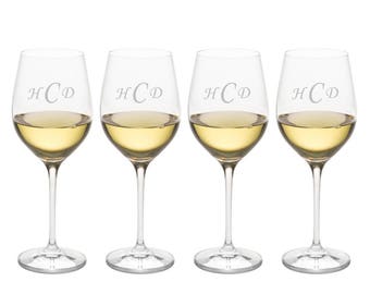 Custom Crystal Chardonnay Wine Glass Set – Ravenscroft, 4pc