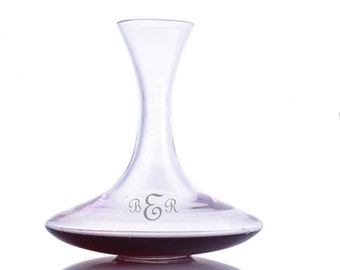 Personalized Engraved Ultra Crystal Wine Decanter By Riedel-Free Shipping