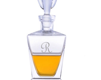 Personalized Engraved Crystal Bishop Whiskey Decanter By Ravenscroft-Free Shipping