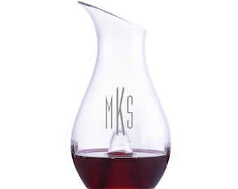Personalized Engraved Single Wine Decanter By Riedel-Free Shipping