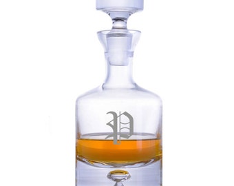 Personalized Engraved Crystal Taylor Whiskey Decanter by Ravenscroft-Free Shipping