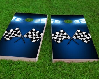 White Nigeria Themed Light Weight Bag Toss Regulation Size Custom Cornhole Board Game Set 1x4 Corn Hole