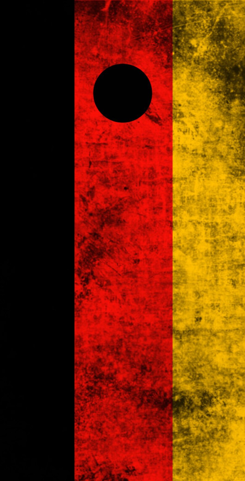 Bag Toss Worn Country Flag Germany 1x4 Regulation Size Custom Cornhole Board Game Set Corn Hole