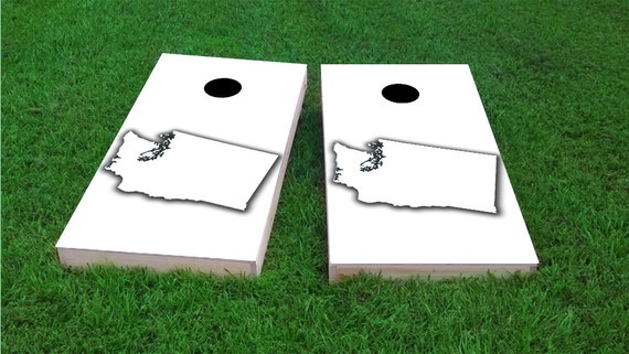 Worn American Flag Themed 2x4 Custom Cornhole Board Set w//Bags
