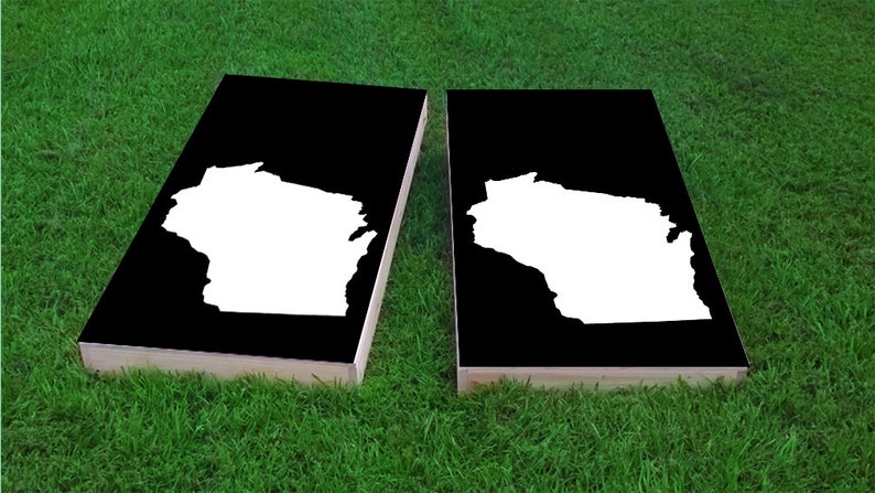 1x4 Corn Hole Bag Toss Regulation Size Custom Cornhole Board Game Set Wisconsin light Weight