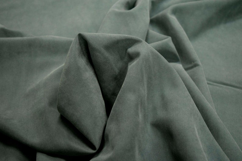 Green Polynosic Polyester Microfiber Fabric Shirting Apparel Etsy