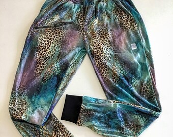 50% OFF SALE Limited Edition - LEOPARD Velvet Joggers