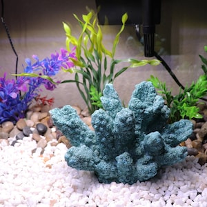 Large Aquarium Decoration, Fish Resin Coral, Large Green Coral for Fish Tank Aquarium Ornament, Fish Tank Landscape Decor