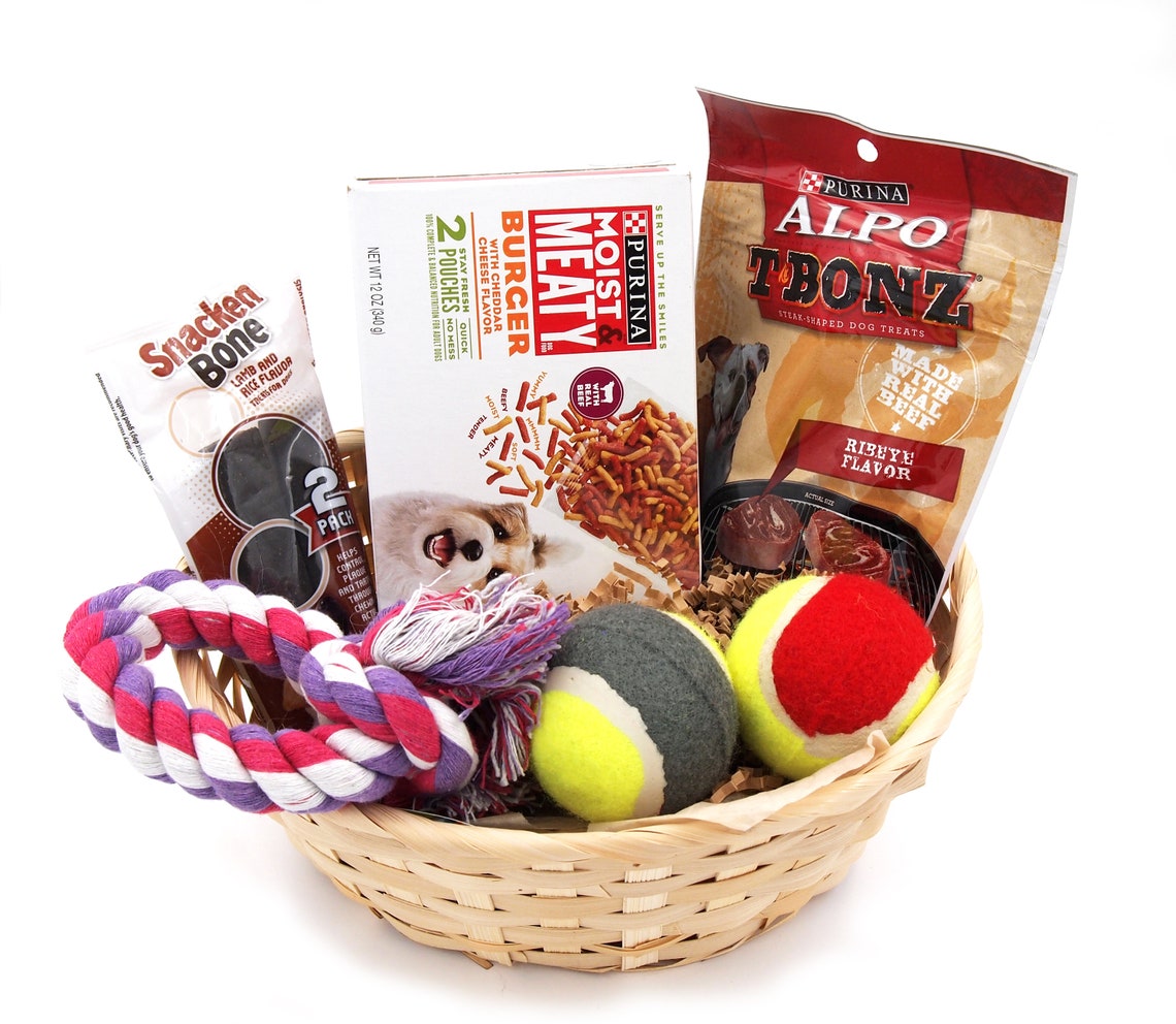 Best Dog Puppy Care Package Gift Basket Box Set Etsy