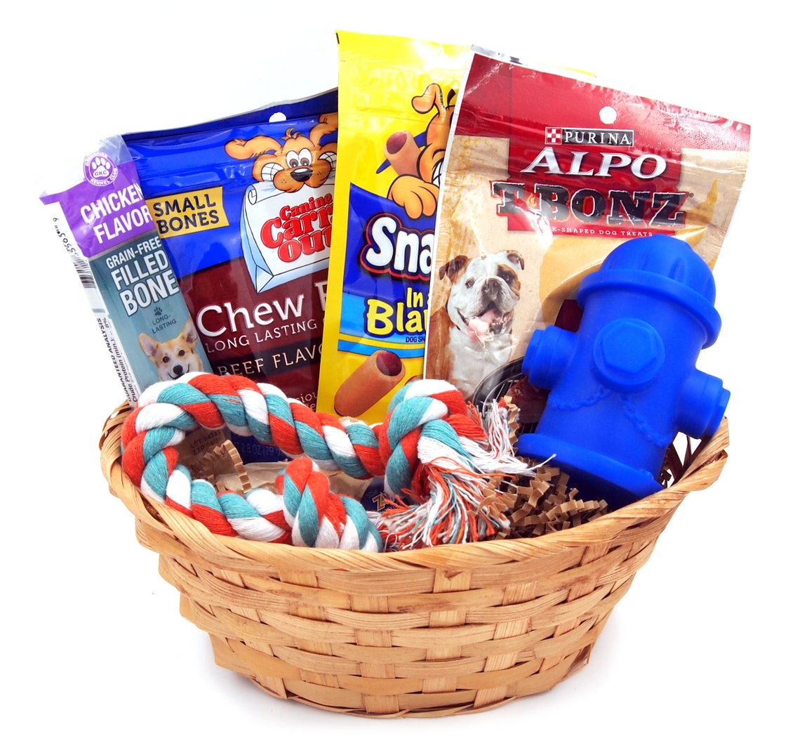 Best Dog Gift Basket Treat Crew Toys Package DB01 Etsy