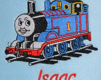 Thomas the Tank Engine Personalised Fleece Blanket - Perfect Gift for Birthday or Christmas